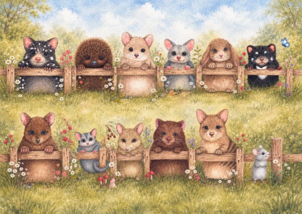 Over The Garden Fence Art Prints