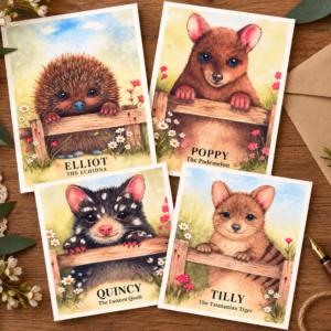 Tasmanian animal Postcards
