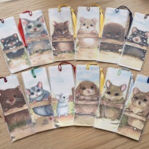Tasmanian inspired bookmarks